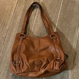 Orange/ brown purse